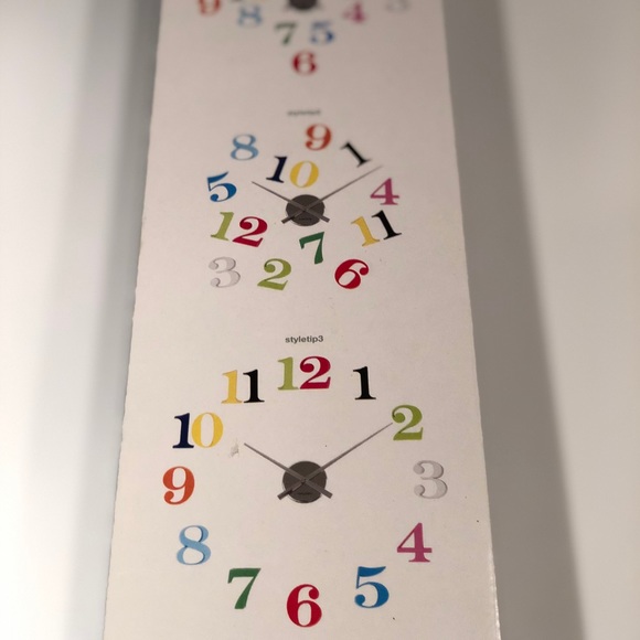 KARLSSON ‘DIY Grand Numbers’ Wall Clock - NIB - Picture 3 of 5